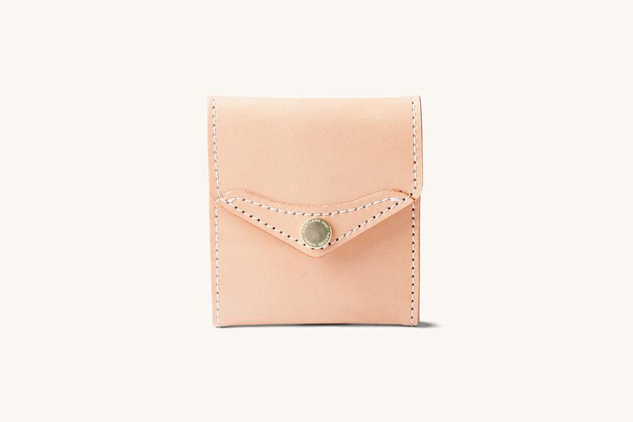 Bifold Expanded Wallet Natural Leather