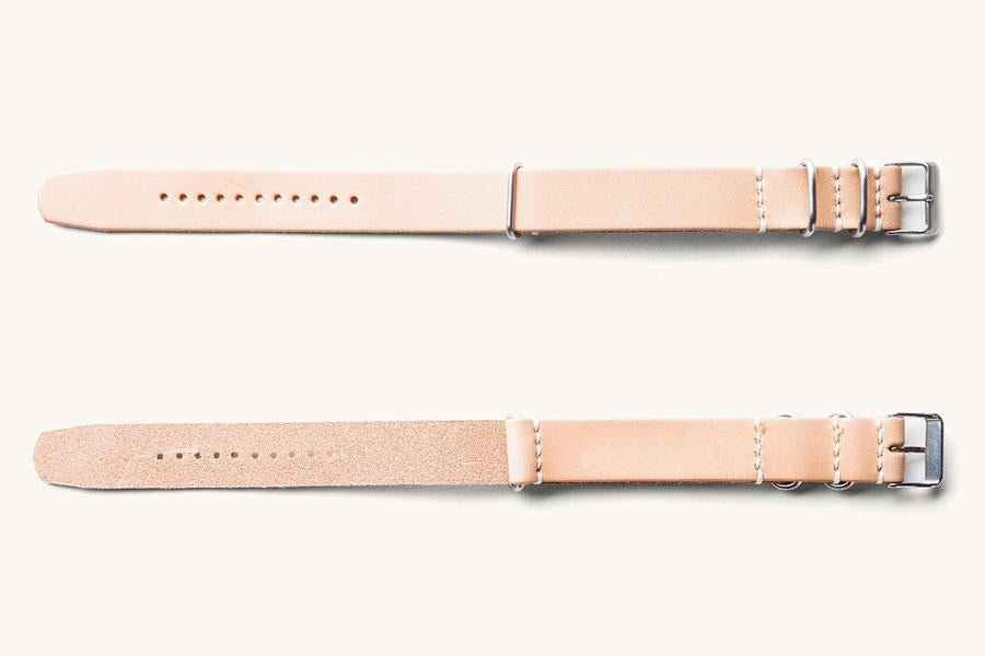 Nato Watch Strap Natural Leather