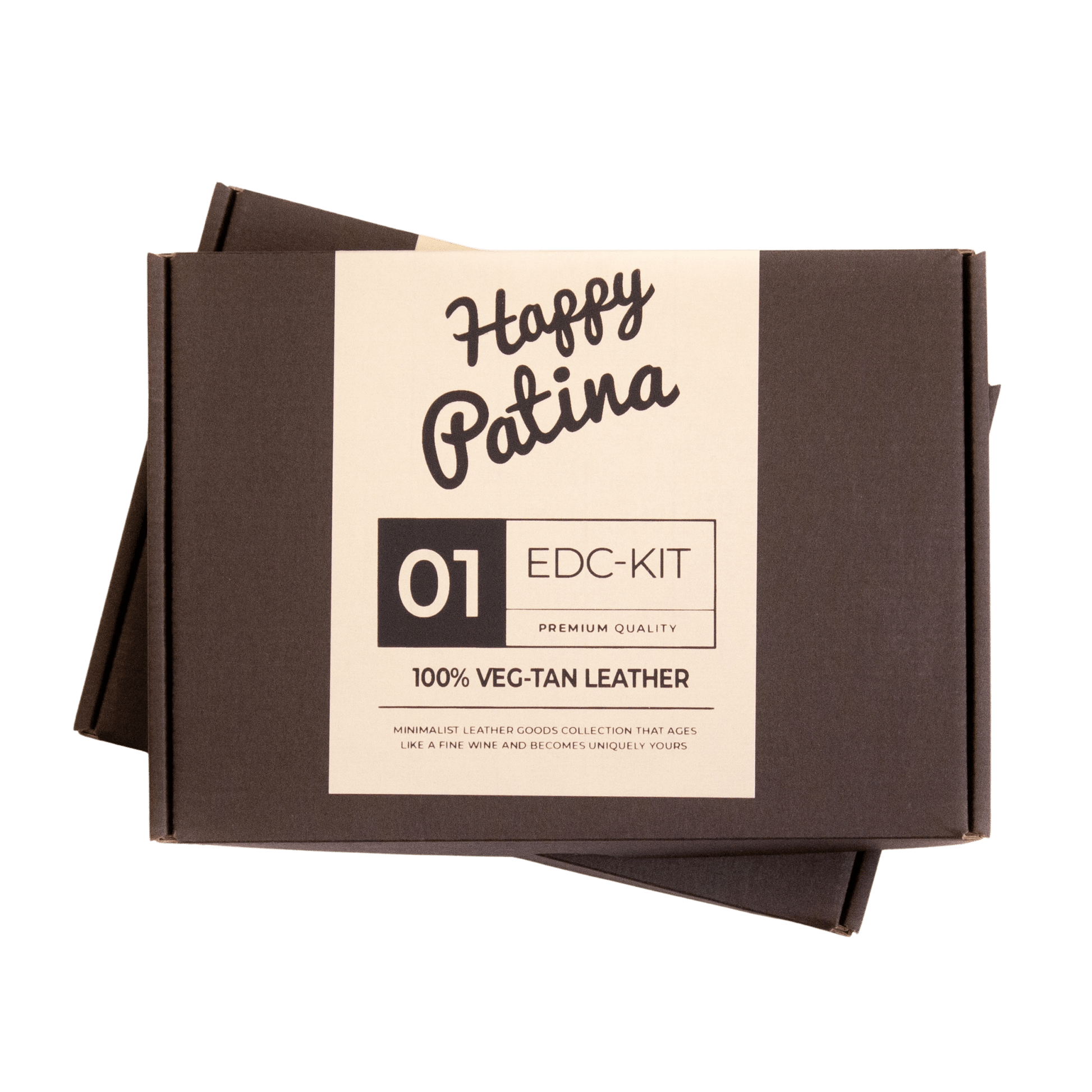 HappyPatina packaging EDC Kit box