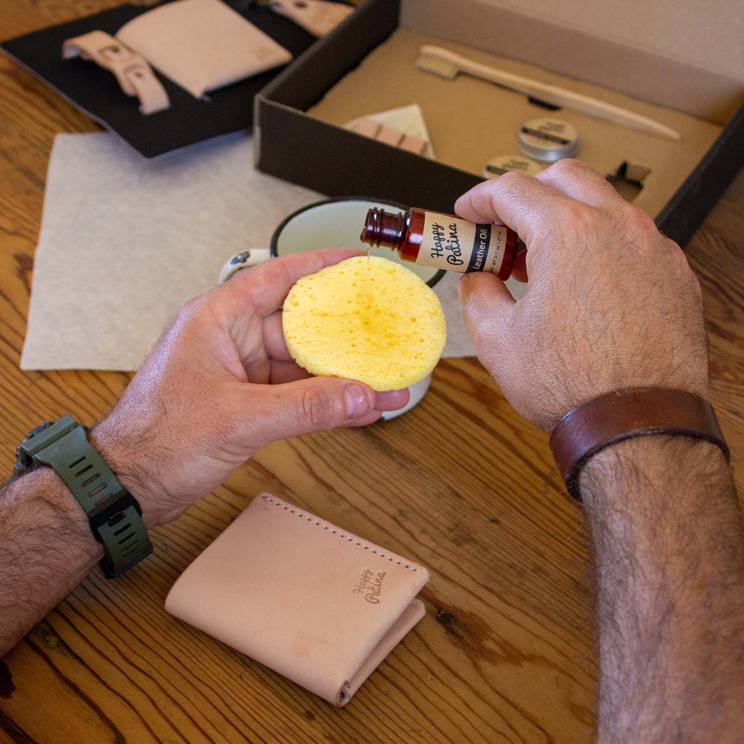 Happy Patina leather goods user experience