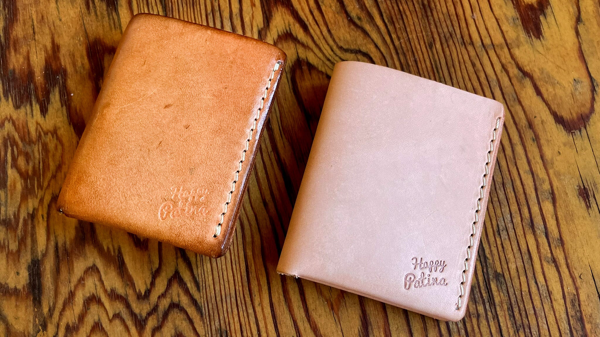 Patina leather goods