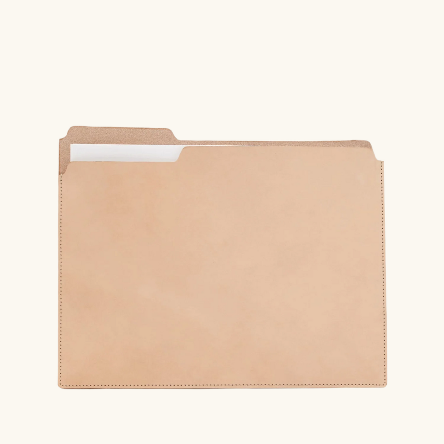 Folder Natural Leather