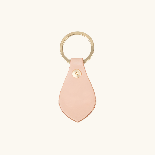 Key Fob Natural Leather