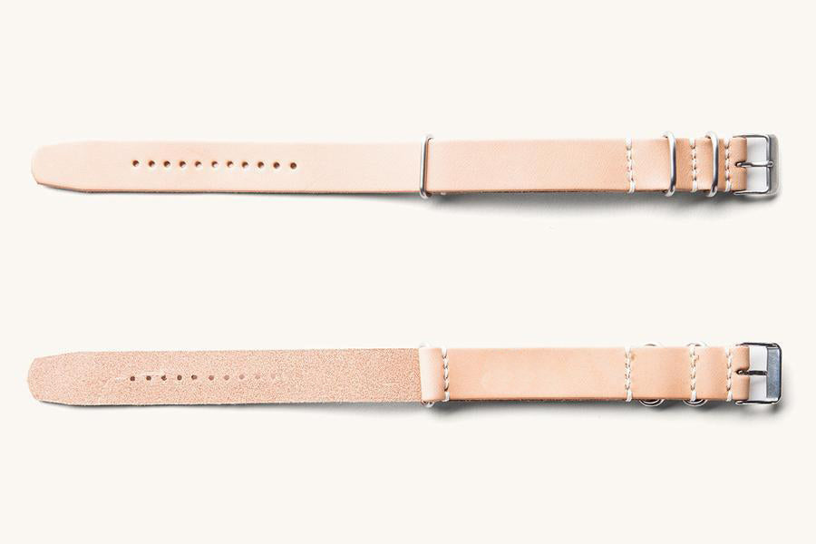 Nato Watch Strap Natural Leather