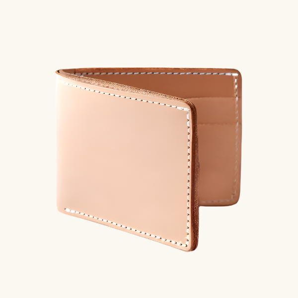 Bifold Wallet Natural Leather