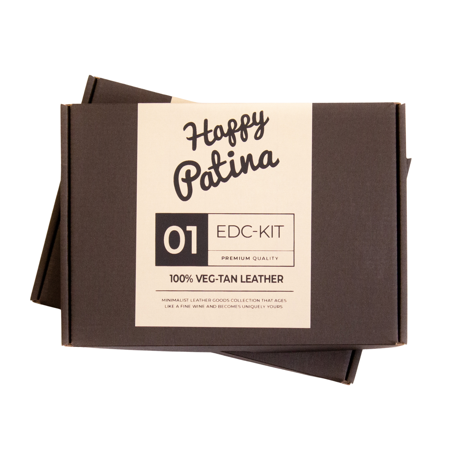 HappyPatina packaging EDC Kit box